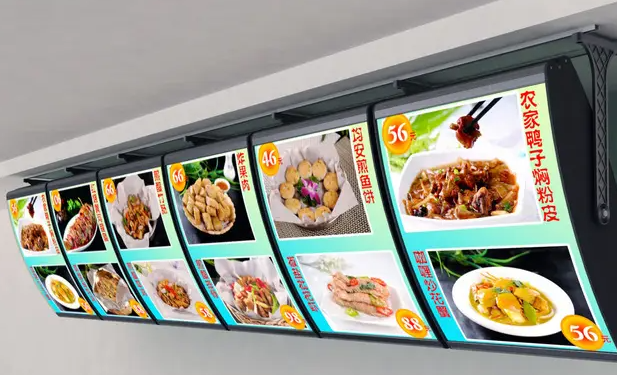点餐灯箱